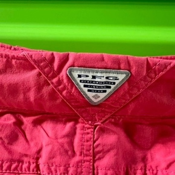Columbia PFG Pink Omni-Shade Performance Fishing Gear Shorts Womens - Picture 9 of 10